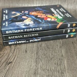 Batman Forever Batman Returns Batman & Robin DVD Lot